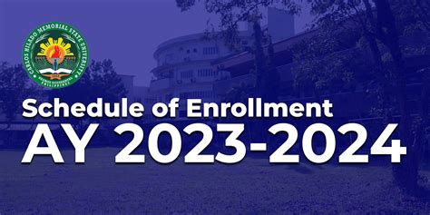 sis. chmsu|Schedule of Enrollment for Academic Year 2023.